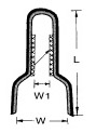 絶縁被覆付閉端接続子 圧着スリーブ CL-2