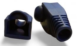 CAT.6A用LANブーツ　6.5mm 黒　10個