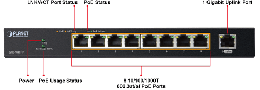 GSD-908HP　8/9ポート PoE+ ギガビットスイッチングハブ