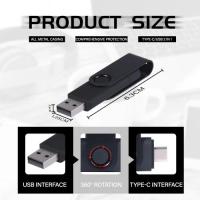USB3.0メモリー 16GB TYPE-C&A 2in1 フラッシュドライブ  グリーン