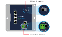 WGR-500 産業用5ポート10/100 / 1000T　壁掛け　ギガビットルーター