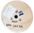 UTP CAT.6A LANケーブル　1巻　青