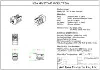 CAT.6A 埋め込みモジュラージャック　50個とクローネ接続工具1個