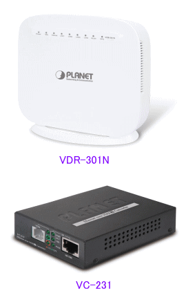 通信情報機器販売 工事請負 シード / VDR-301NとVC-231電話線で無線LAN 